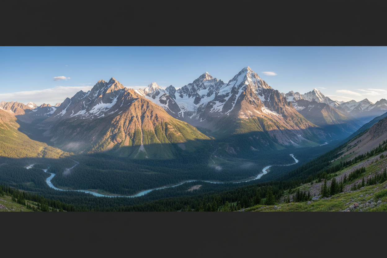 a mountain background